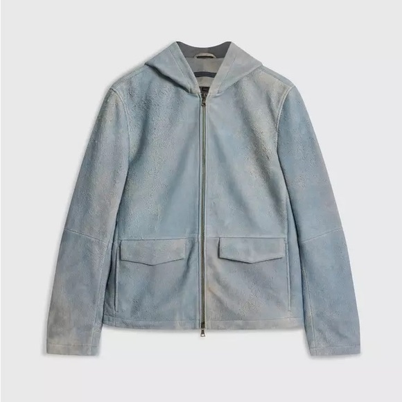 John Varvatos Mateo Hooded Jacket. Size EU 46 USA 36 small